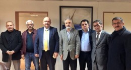 Dernekler Birliği Heyeti Süleyman Erdoğdu’ya ziyarette bulundu