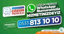 ÇÖZÜM MERKEZİ WHATSAPP HATTI HİZMETTE