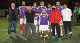 GÜMÜŞSUYU AYAK TENİSİ TURNUVASINDA FC SAPLANTI ŞAMPİYON OLDU