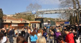 Beykoz’da öğrencilerden yerleşke eylemi