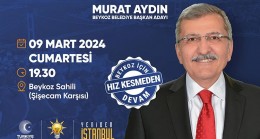 Başkan Murat Aydın’ın projeleri 9 Mart Cumartesi akşamı büyük lansmanda sunulacak