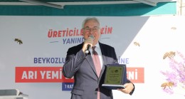 BEYKOZ’DA ARICILARA KIŞLIK YEM DESTEĞİ