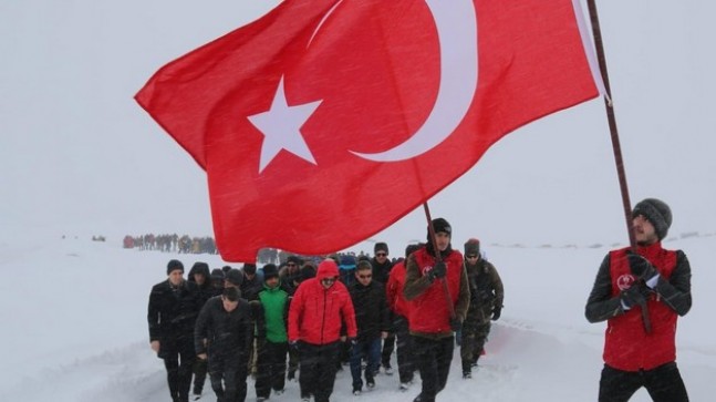 Beykozlular Sarıkamış Şehitleri İçin Yürüdü