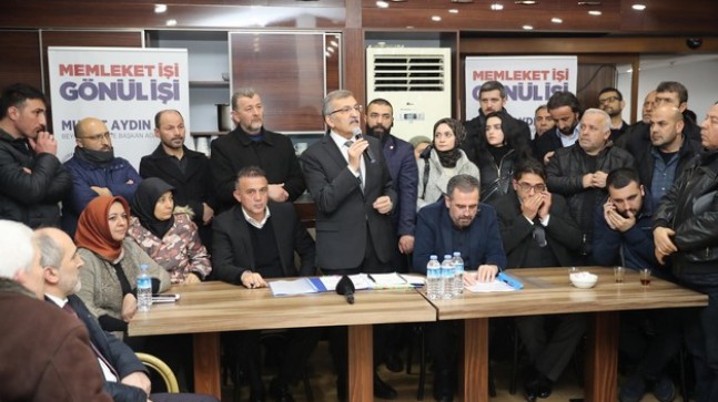 Murat Aydın Rüzgarlıbahçe sakinleriyle bir araya geldi