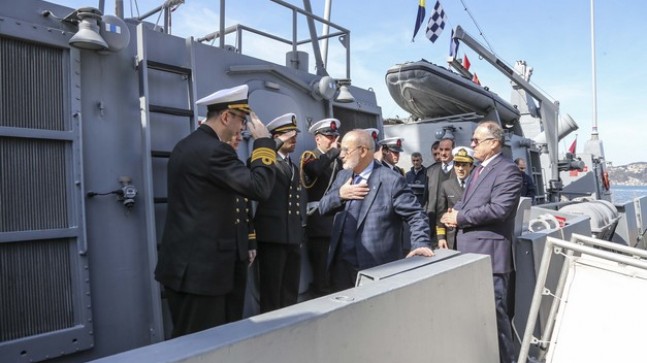 Başkan Yücel Çelikbilek TCG Tufan Gemisi’ni Ziyaret Etti