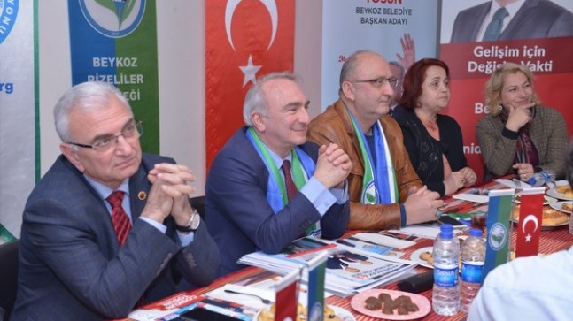 COŞKUN TOSUN, BEYKOZ RİZELİLER DERNEĞİ’NİN KONUĞU OLDU