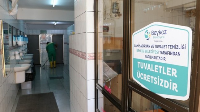 Beykoz’da Cami Tuvaletleri Işıl Işıl