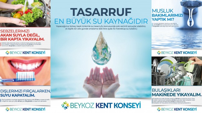 Beykoz Kent Konseyi Beykoz Halkını Suyu Tasarruflu Kullanmaya Çağırdı