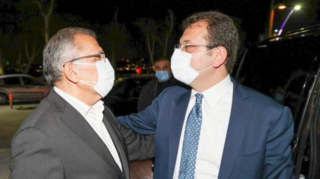 İmamoğlu’ndan Murat Aydın’a taziye ziyareti