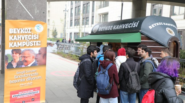 “BEYKOZ KAHVECİSİ” VİZE HAFTASI’NDA KAMPÜSTE