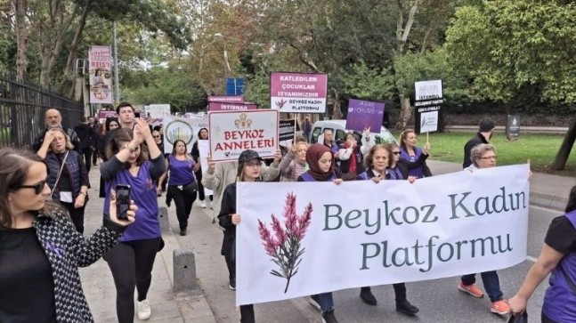 Beykoz tek ses kadın cinayetlerine hayır