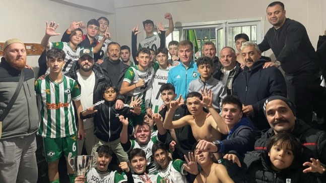 SOĞUKSUSPOR U16 DA ŞAMPİYON OLDU