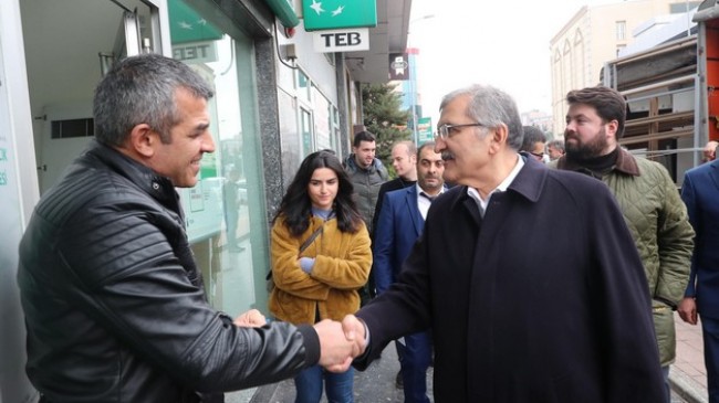 Beykoz Belediye Başkan Adayı Murat Aydın, Kavacık’ta esnafı ziyaret etti