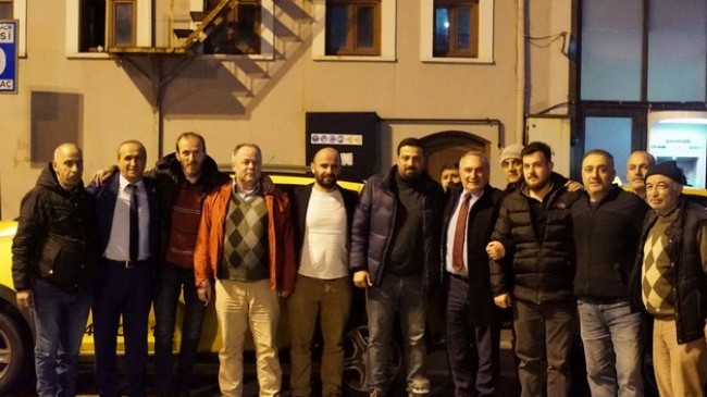 TAKSİCİ ESNAFINA COŞKUN TOSUN SÜRPRİZİ