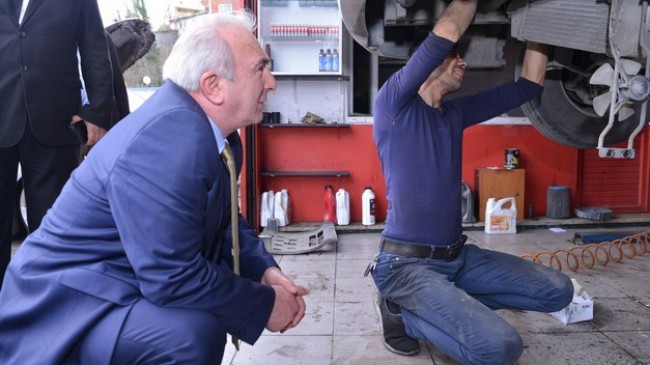 DEDEOĞLU OTO SANAYI ESNAFI, DERTLERİNİ COŞKUN TOSUN’A DÖKTÜLER