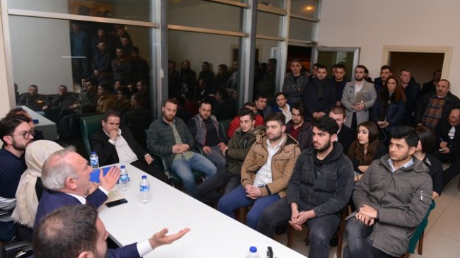 COŞKUN TOSUN, ÇENGELDERELİ GENÇLERLE BULUŞTU