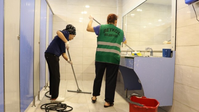 Beykoz’da Okul Lavaboları Tertemiz
