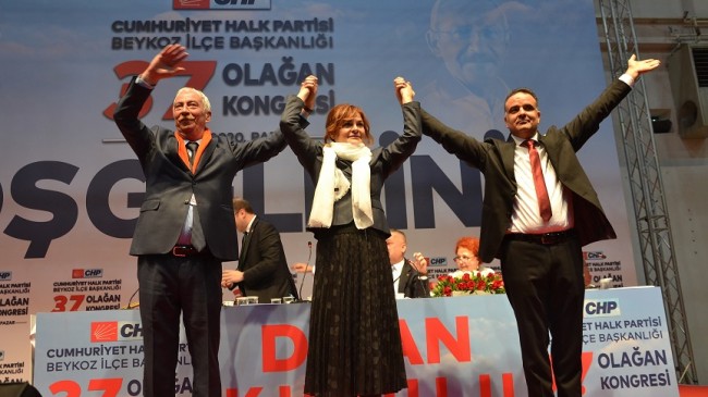 CHP Beykoz’da Aydın Düzgün yeniden ilçe başkanı seçildi