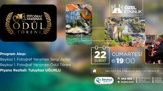 “BEYKOZ BELEDİYESİ 1. FOTOĞRAF YARIŞMASI”NDA ÖDÜLLER SAHİPLERİNE KAVUŞUYOR