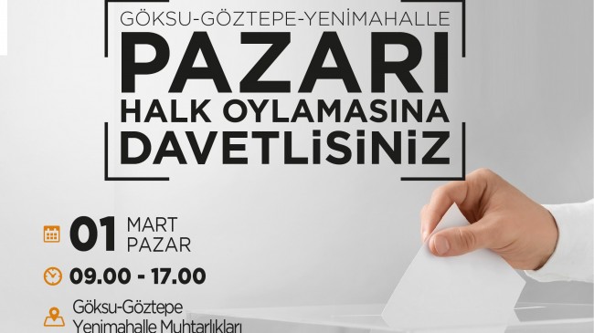 BEYKOZ’DA HALK OYLAMASIYLA DEMOKRASİ ŞÖLENİ YAŞANACAK