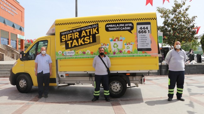 BU TAKSİ ATIK TOPLUYOR!