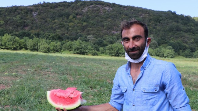 BEYKOZ’DA KARPUZ HASADI BAŞLADI