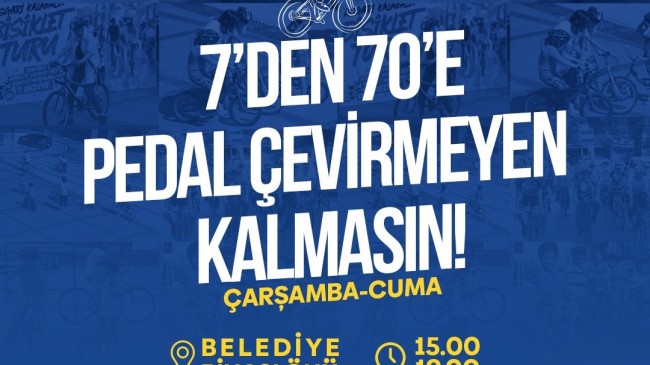 Beykoz’da 7’den 70’e Pedal Çevirmeyen Kalmayacak