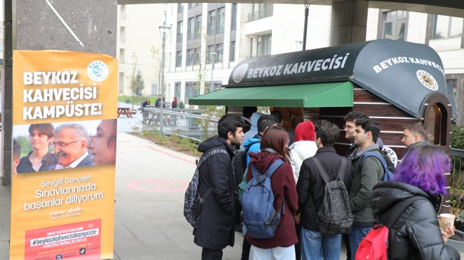 “BEYKOZ KAHVECİSİ” VİZE HAFTASI’NDA KAMPÜSTE