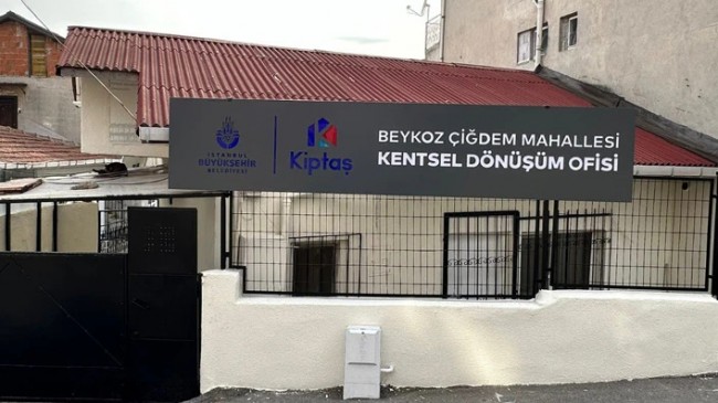 İBB Çiğdem Mahallesinde kentsel dönüşüm ofisi açtı
