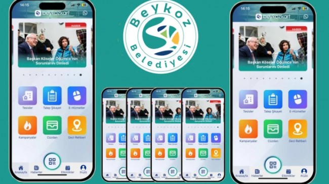 Beykoz Kart mobil uygulaması yenilendi