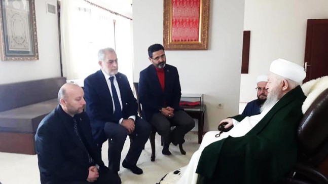 SP Mahmut Ustaosmanoğlu’nu ziyaret etti