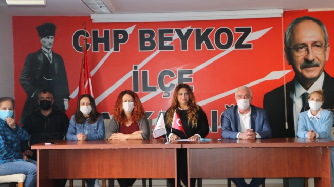 CHP Beykoz Kadın Kolları Başkanı Uzuner ‘’Kadına Şiddet Politiktir’’