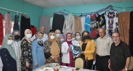 Milli Eğitim Müdürü Özcan’dan Halk Eğitimi Merkezi Giyim Kursu’na Ziyaret