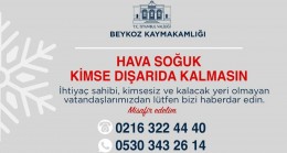 Beykoz Kaymakamlığı sokakta kalan vatandaşlar için harekete geçti