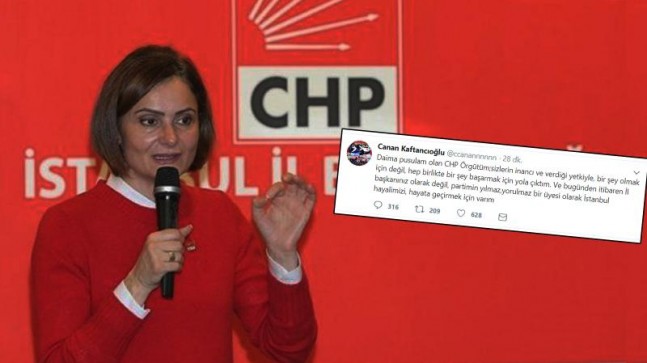 Son dakika… CHP’li Canan Kaftancıoğlu istifa etti
