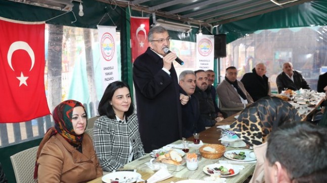 Başkan adayı Murat Aydın “Kapalı pazar yapamıyorsak açık pazar devam edecek”