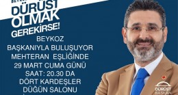 Kaşıtoğlu Cuma Akşamı Kastamonulularla Buluşuyor