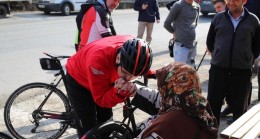 Murat Aydın Beykoz’da bisikletle 25 kilometre pedal çevirip, vatandaşları ziyaret etti