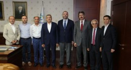 Başkan Aydın’a Üniversitelerden Nezaket Ziyaretleri Sürüyor