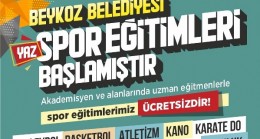 Beykoz’da Yaz Spor Eğitimleri Başlıyor