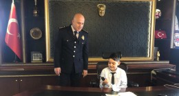 Beykoz İlçe Emniyet Müdürü Güleç 23 Nisan’da Koltuğunu Çocuklara Devretti