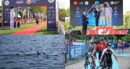 Boğaz’da Triatlon Rekabeti Nefes Kesti 