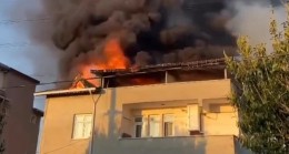 Beykoz Elmalı’da çıkan yangın korkuttu