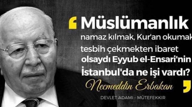 SP Beykoz Merhum Prof. Necmettin Erbakan’ı andı