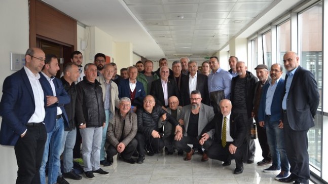 Kulüpler Başkana tebrik ziyaretinde bulundu