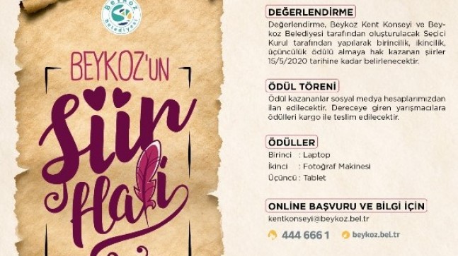 Asırlardan Mısralara “Beykoz’un Şiir Hali” Yarışması Başladı