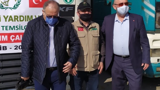 Beykoz’dan Suriye’ye 41. yardım tırı yola çıktı