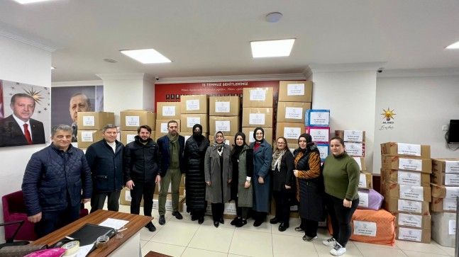 AK PARTİ BEYKOZ’UN YARDIM KOLİLERİ İDLİB’E YOLA ÇIKTI