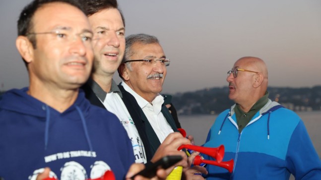 Boğaz’da Triatlon Rekabeti Yaşandı
