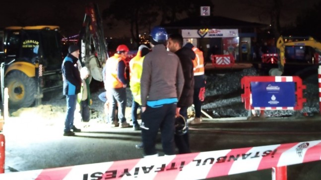 Beykoz’da ana doğalgaz borusu patladı